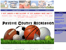 Tablet Screenshot of payettecountyrec.org